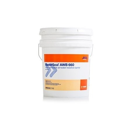 Master Builders MasterSeal AWB 660 Vapor Permeable Air/Water-Resistive Barrier 5 Gallon 50161622